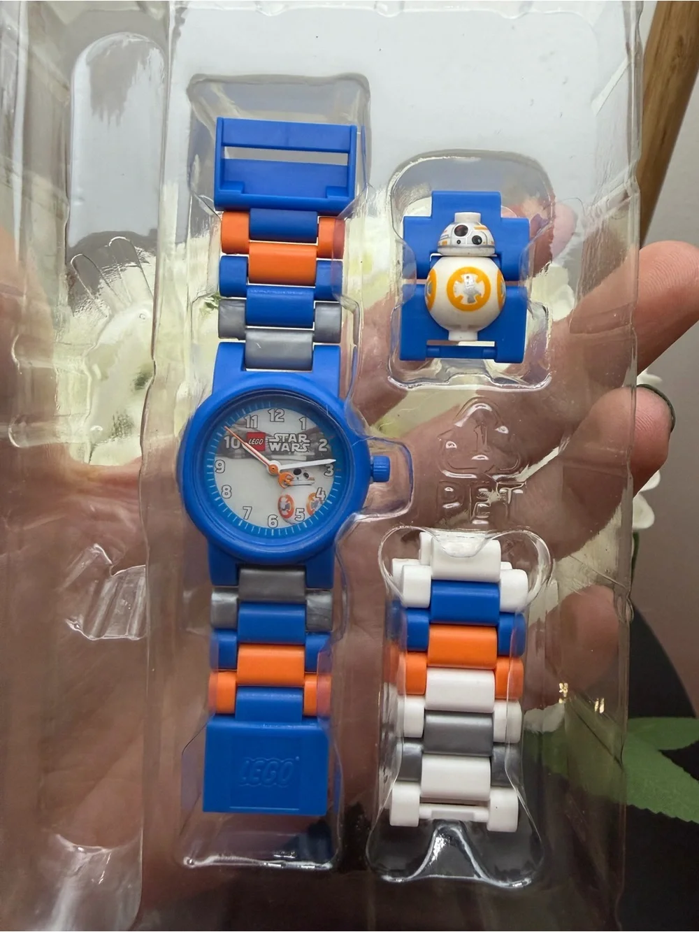 LEGO Star Wars Blue & Orange BB-8 Kids Link Watch
